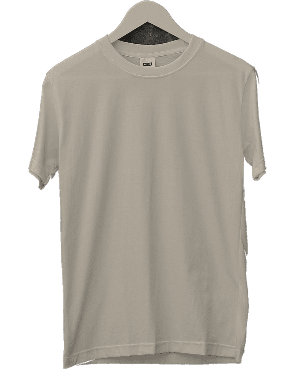 Blank stone heavyweight tee, flat lay